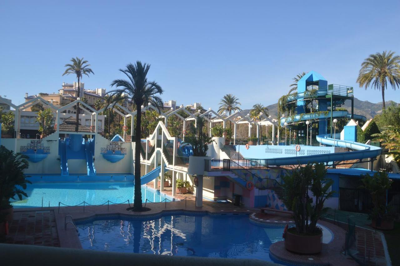 "Vive Benal Beach" Estudios Con Vistas Al Parque Acuatico Benalmádena Exteriör bild